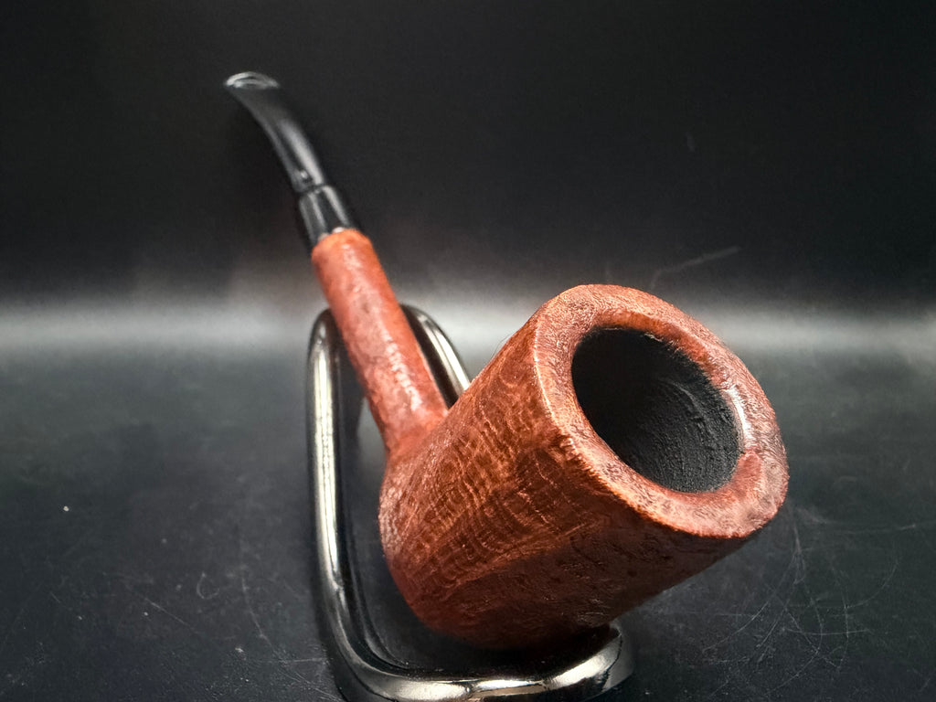 Lightly blasted billiard 1/4 bent stem