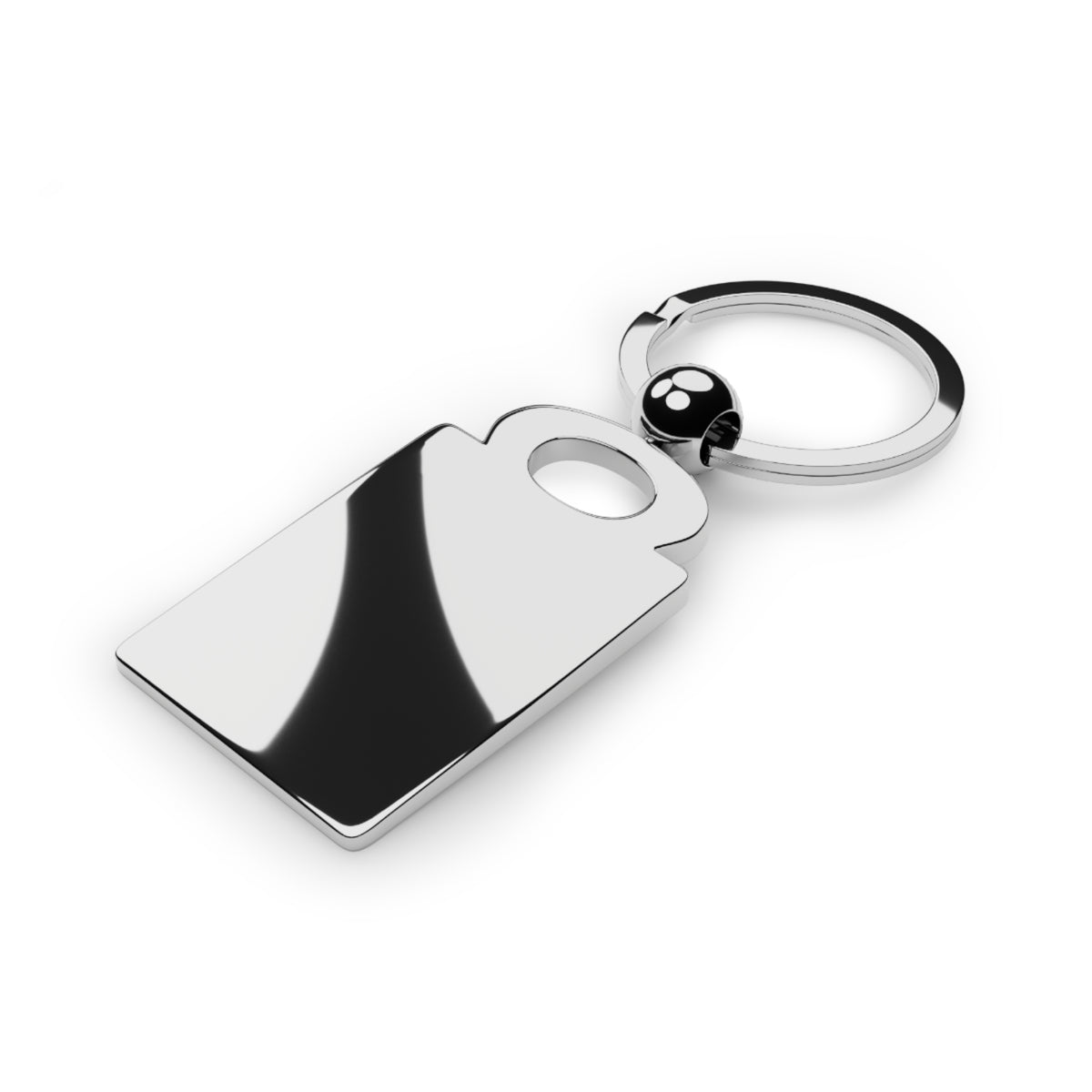 Rectangle Photo Keyring — Custom Engraved Photo Keychain (Made in TX)