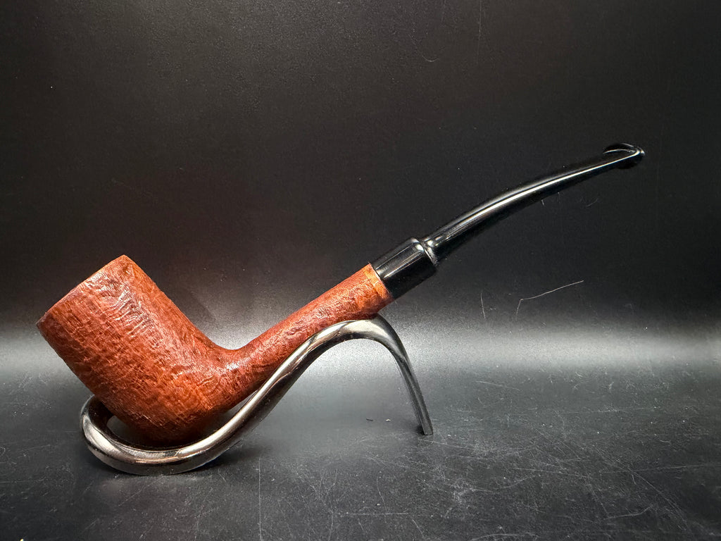 Lightly blasted billiard 1/4 bent stem