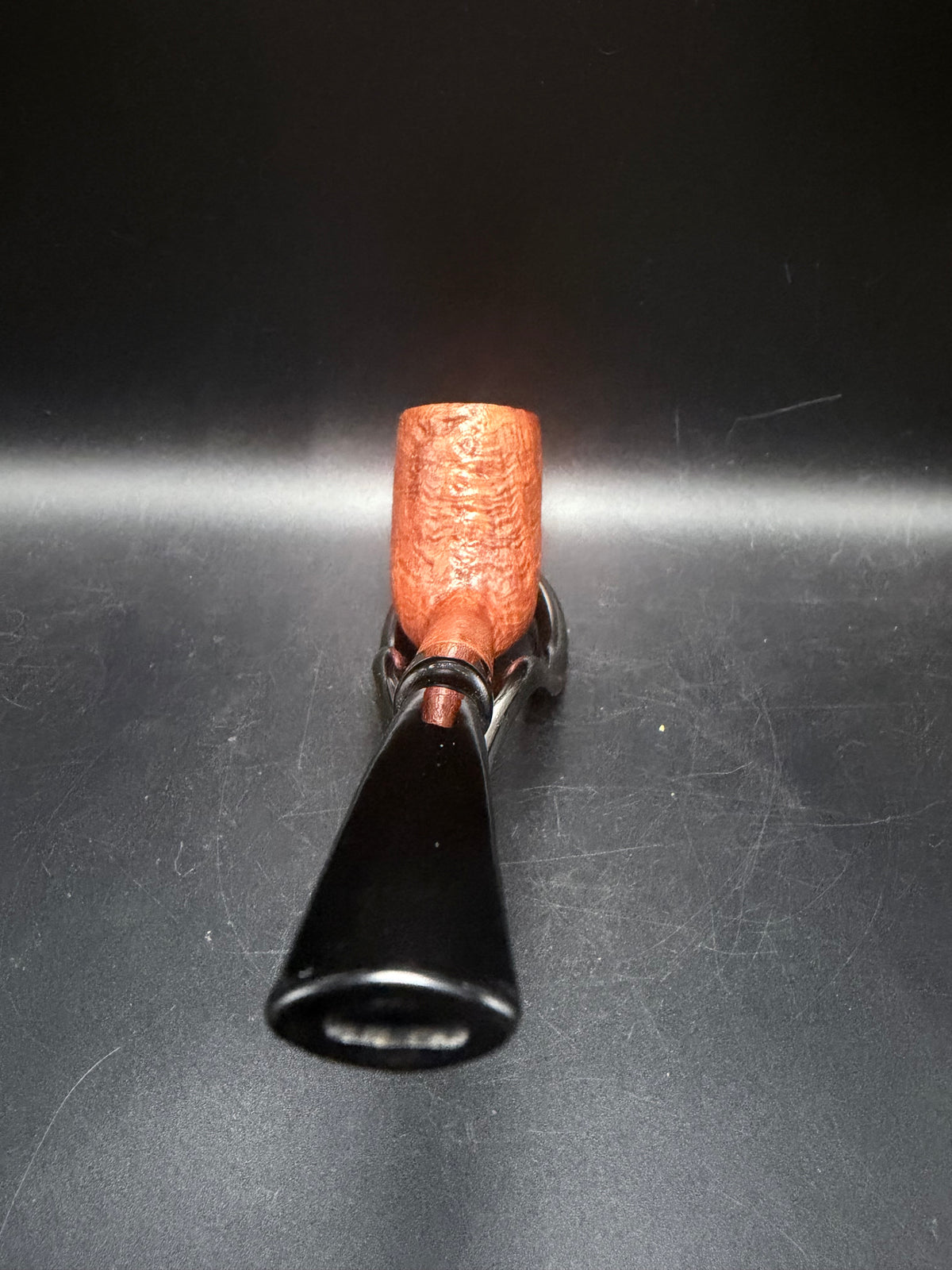 Lightly blasted billiard 1/4 bent stem