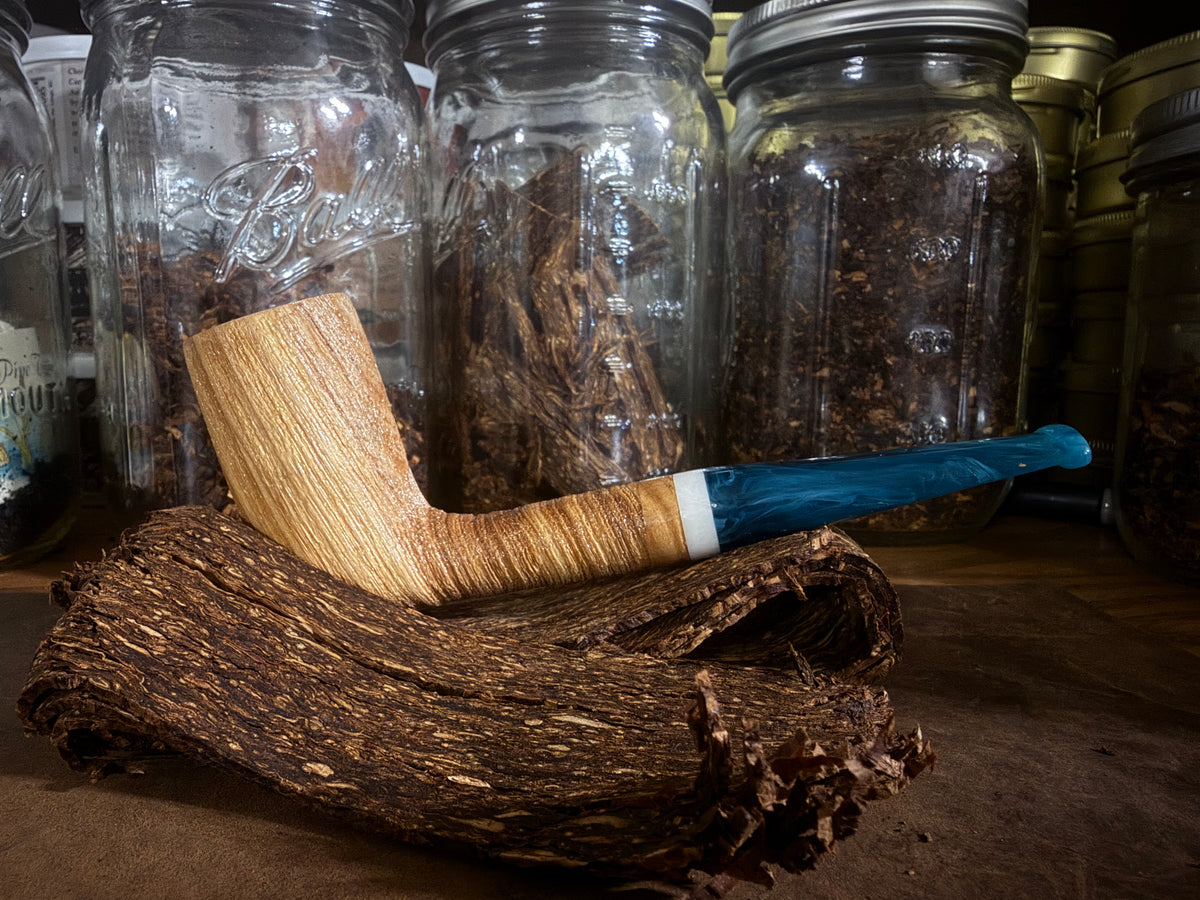 Blasted olive wood stack