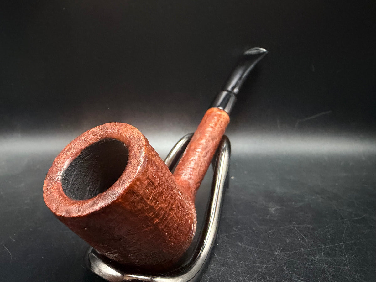 Lightly blasted billiard 1/4 bent stem