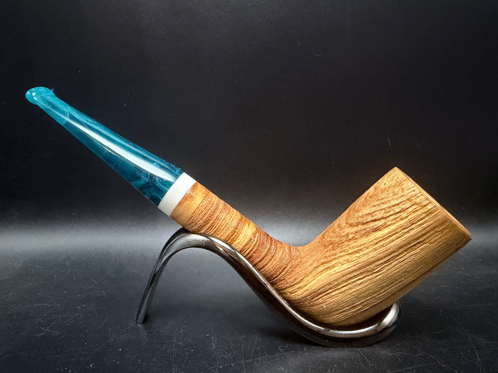 Blasted olive wood stack
